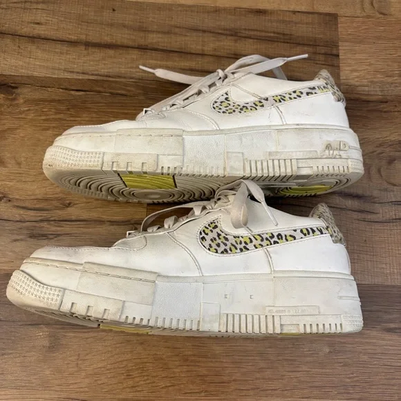 Nike Air Force 1 Pixel SE 'Leopard' Sail Lemon Twist Women’s - Picture 11 of 11